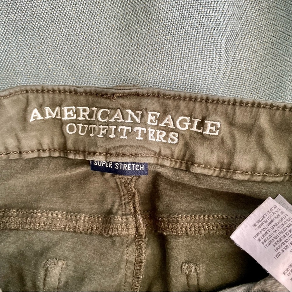 AE Green Hi Rise Jegging - Picture 2 of 4